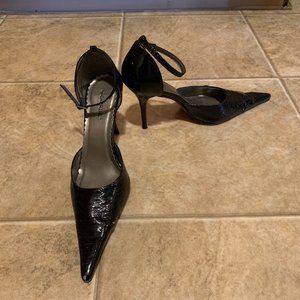 A Black Strap Heel 2 inch